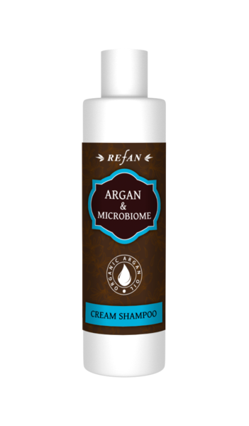 Крем-шампунь для  волосся «АРГАНА І МІКРОБІОМ» ARGAN & MICROBIOME" REFAN 250мл