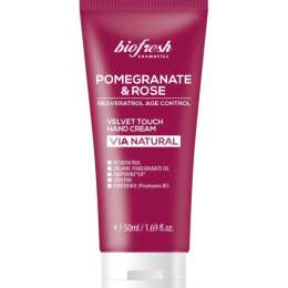 Оксамитовий крем для рук VIA NATURAL POMEGRANATE & ROSE BIOFRESH 50 мл