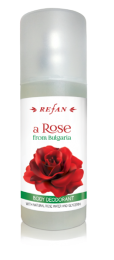 Дезодорант (спрей) «РОЗА ИЗ БОЛГАРИИ» A ROSE FROM BULGARIA REFAN 125 мл